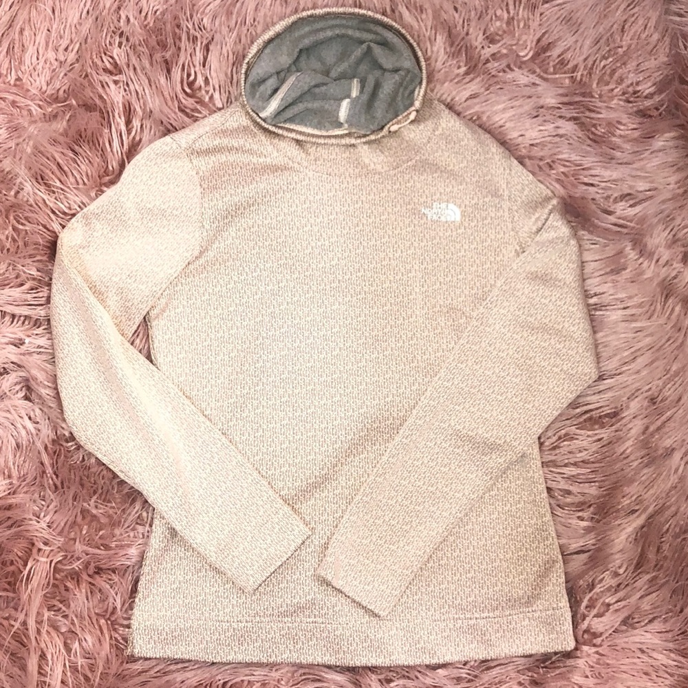 North Face Hoodie. Pink&Gray. ❤️❤️❤️